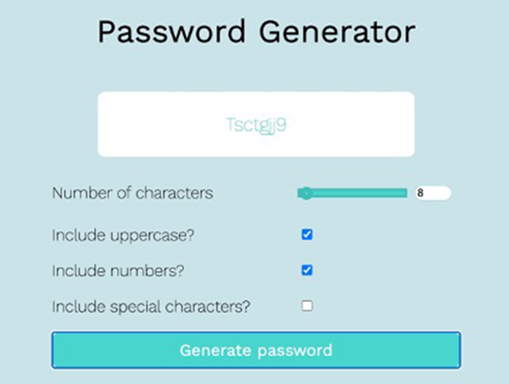 powershell simple password generator